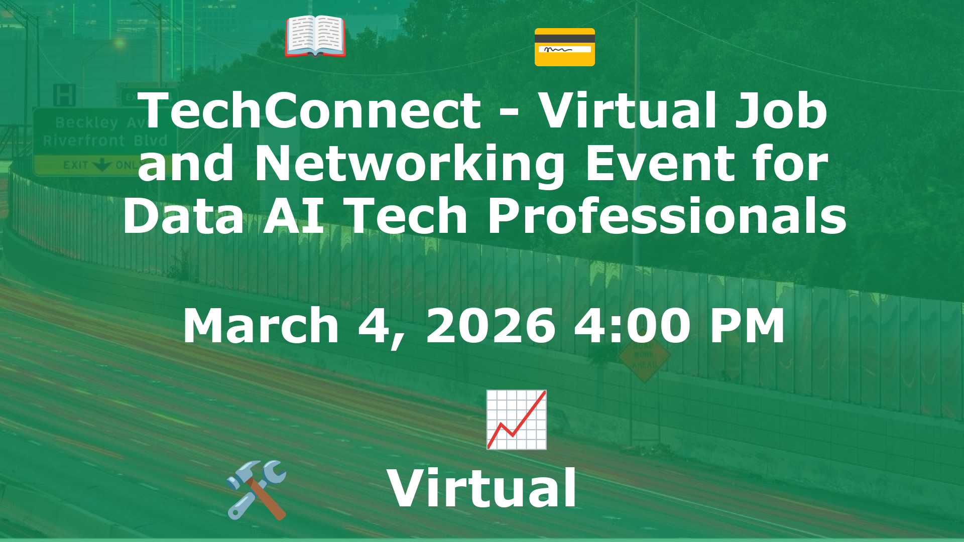 TechConnect - Virtual Job and Networking Event for Data AI Tech Professionals event image